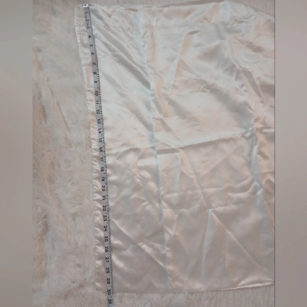 Luxurious White Satin Pillowcase Set Of 2